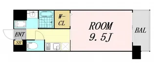 KHKコート西野田【4階】の間取り