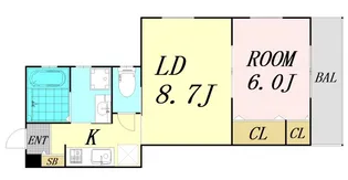 クインズコート【1階】の間取り