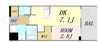 エステムコート新大阪 X VIパルス【5階】の間取り