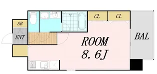 スプランディッドⅡ【5階】の間取り