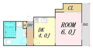 FUKUE BLD【5階】の間取り
