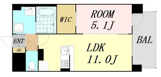 ラ・リヴィエール【7階】の間取り
