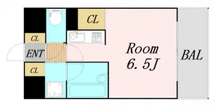 ダイアパレス新大阪宮原【2階】の間取り