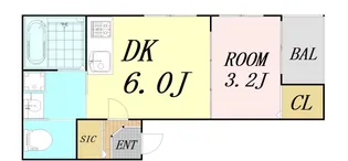 ルミエール シャルム江坂【2階】の間取り