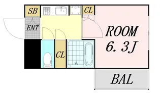 VERGER ZENSHIN【7階】の間取り