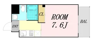 エグゼ西大阪【2階】の間取り