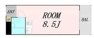 日本橋プラザ【7階】の間取り