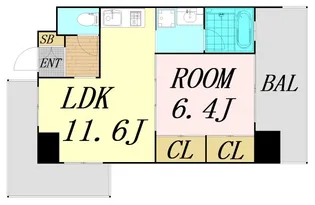 NORTH VILLAGE参番館【3階】の間取り
