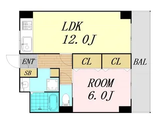 ロベリア弐番館【8階】の間取り