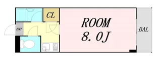 モリビル京橋【7階】の間取り