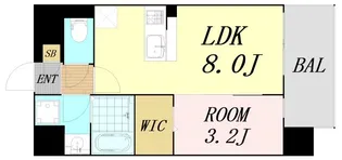 Alivis都島通【6階】の間取り
