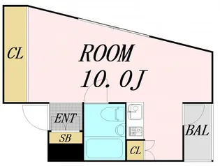 バトンルージュ【2階】の間取り