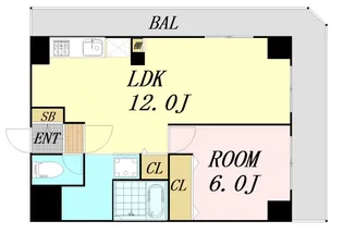 アルカディアイン【2階】の間取り