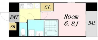 エスリード北大阪レジデンス【10階】の間取り