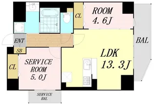 フォレスタ櫻【2階】の間取り