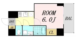 エスリード大阪城テラス【12階】の間取り
