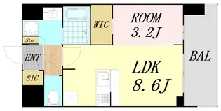 プレサンス東淀川駅前プロ—シェ【11階】の間取り