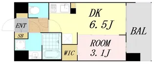 プレサンス東淀川駅前プロ—シェ【7階】の間取り