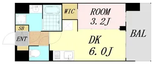プレサンス東淀川駅前プロ—シェ【11階】の間取り