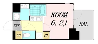 プレサンス玉造駅前ルージュ【12階】の間取り