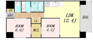 CENTURY与力町公園【8階】の間取り