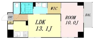 クレオキタホリエ【5階】の間取り
