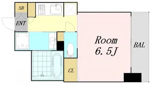 アクアプレイス梅田5【12階】の間取り