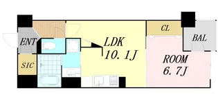 COCO MARINI【5階】の間取り