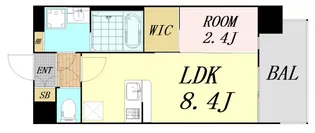 セレニテ梅田北アリエ壱番館【2階】の間取り