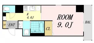 グランディールタカラ【4階】の間取り