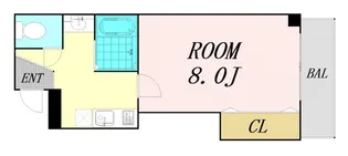 グランドハイツ玉造【2階】の間取り