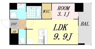 ミラージュパレス大阪ドームProsper【2階】の間取り
