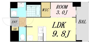 ミラージュパレス大阪ドームProsper【7階】の間取り