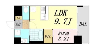 ミラージュパレス大阪ドームprosper【3階】の間取り