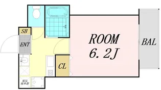 ACTY北堀江【7階】の間取り