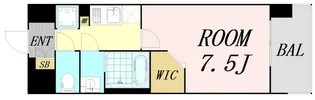ミラージュパレスLotus Life【11階】の間取り