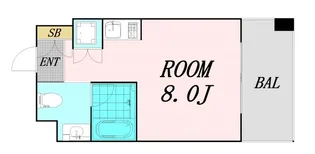 グランツ西大橋【11階】の間取り