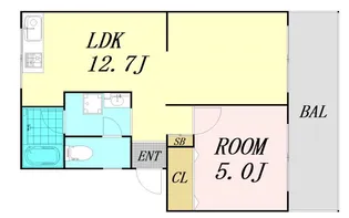 ニュー江坂ハイツ【3階】の間取り