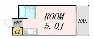 江坂ガーデンハイツ【4階】の間取り