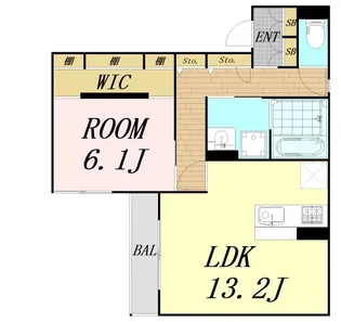 スペチアーレ城北公園【1階】の間取り