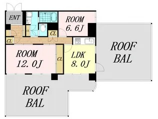 メロディーハイム中津5番館【5階】の間取り
