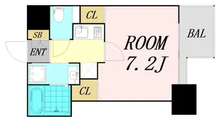 セイワパレス玉造上町台【13階】の間取り