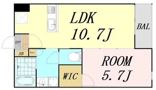 ウェルスクエア豊中本町【1階】の間取り