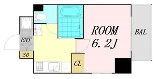 ラナップスクエア大阪城西【3階】の間取り