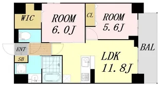 クアンツ【3階】の間取り