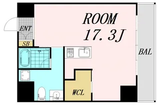 アーデンタワー南堀江【5階】の間取り