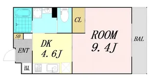 常陽第6ガーデンハイツ【3階】の間取り