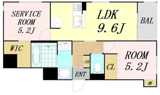 il mio Corte高殿【3階】の間取り