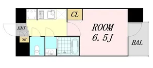 プレサンス四天王寺前夕陽ヶ丘 凛宮【3階】の間取り