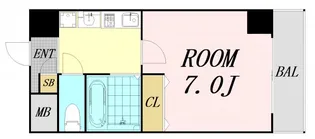 メゾンシティ鷺洲【3階】の間取り